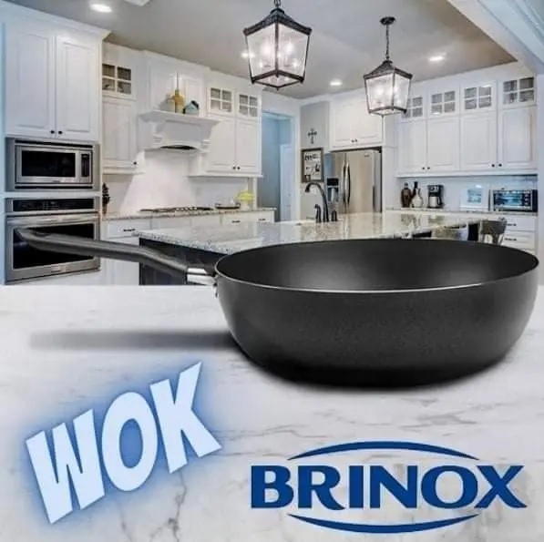 Wok Chilli, 28 cm, 4,1 Litros, 28 x 9 cm, Brinox