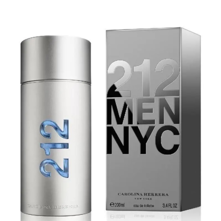 212 Men Carolina Herrera Eau de Toilette – Perfume Masculino 200ml