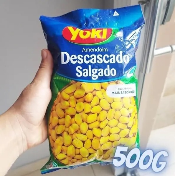 Amendoim Descascado Salgado Yoki 500g
