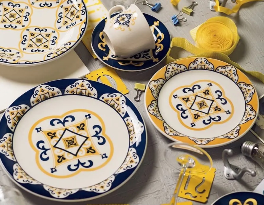 Aparelho de Jantar e Chá com 20 Peças Oxford Daily Floral São Luis Multicor