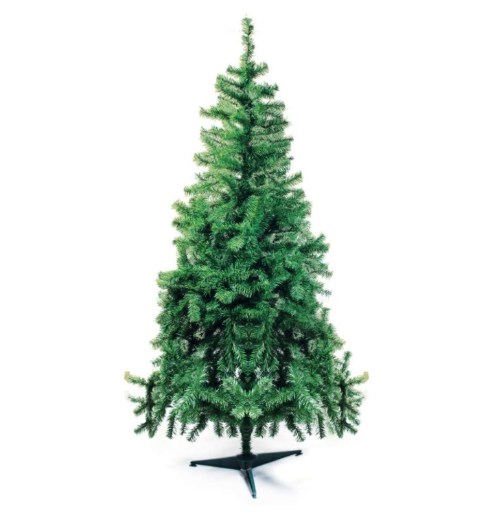 Árvore de Natal com Base Plástica, Portobelo, Verde, 250 Hastes, 1.20m, Cromus