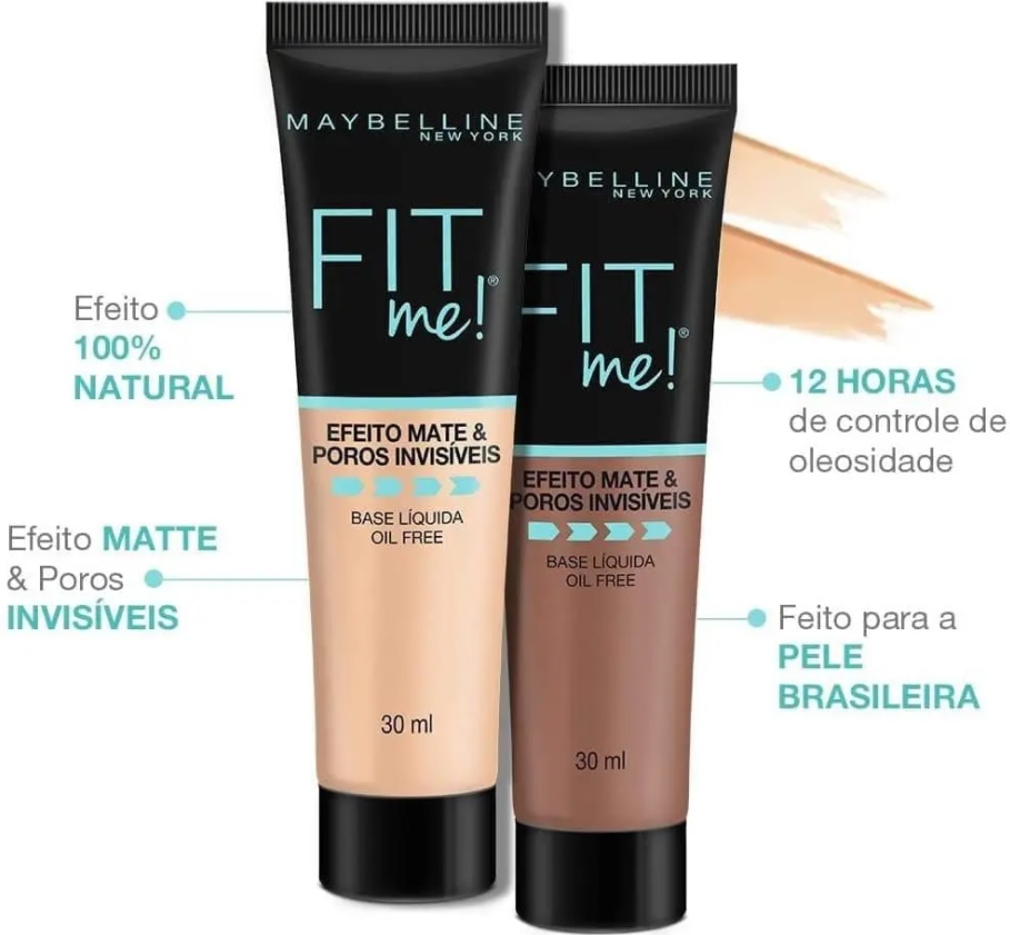 Base Líquida Maybelline Fit Me 30ML R140, Maybelline, R140, 30mL