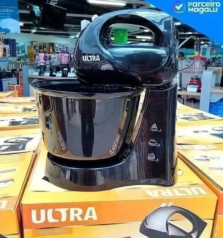 Batedeira Portátil Ultra – Preta 150W B-11 3 Velocidades