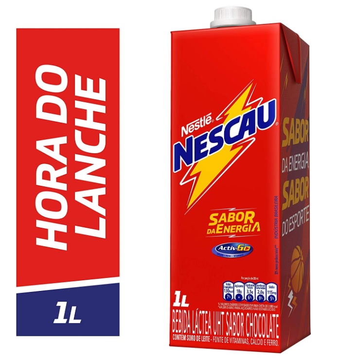 Bebida Láctea Pronto, Nescau, 1L