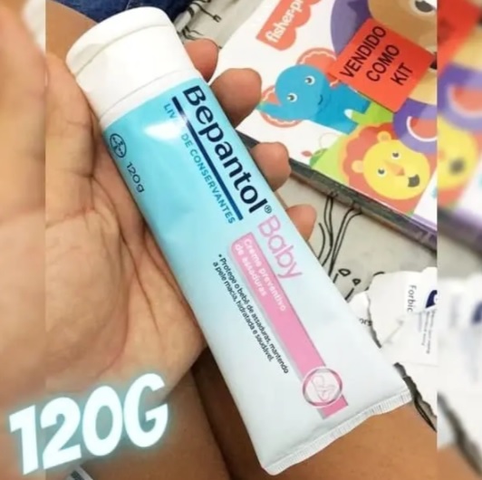 Bepantol Baby Creme Preventivo de Assaduras Para Bebês, Bepantol, 120G