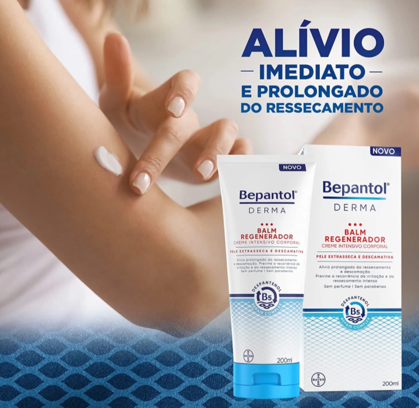 Bepantol Derma Balm Regenerador – creme intensivo diário 200 ml, Bepantol