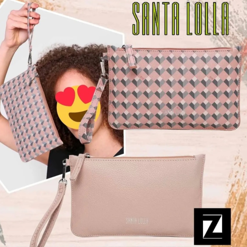 Bolsa SANTA LOLLA Clutch Feminina