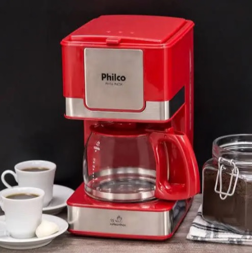Cafeteira, Ph16, 15 xicaras, Vermelho, 110V, Philco