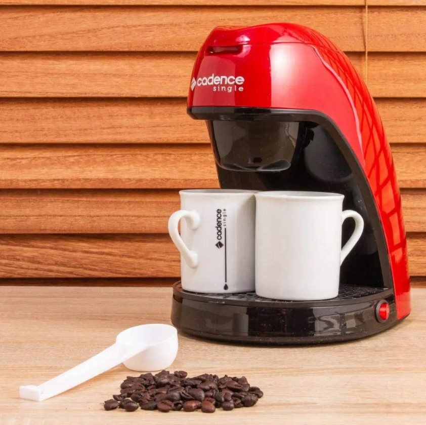 Cafeteira Single, Vermelho, 220v, Cadence