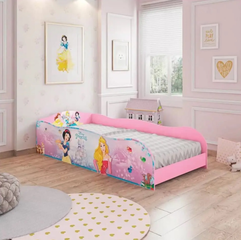 Cama Infantil Princesas Pura Magia Disney Plus – 88x188cm