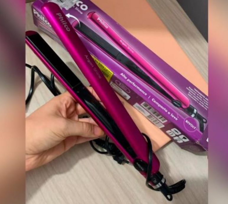 Chapinha/Prancha Cerâmica de Cabelo 230C – Philco Argan Shine