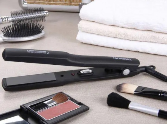 Chapinha/Prancha de Cabelo Mondial Tourmaline – Cerâmica com Íons 200C