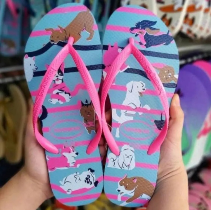 Chinelo Slim Pets, Havaianas, Meninas