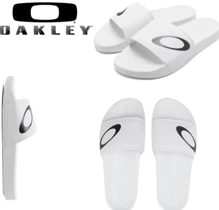 Chinelo Oakley Malibu Slide Masculino – Branco