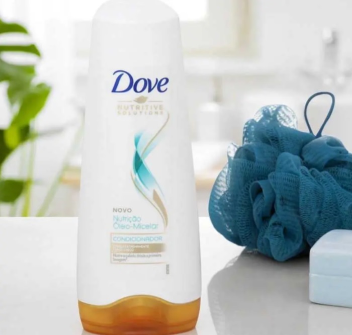 Condicionador Dove Nutrição Óleo Micelar 400 Ml, Dove, Branco
