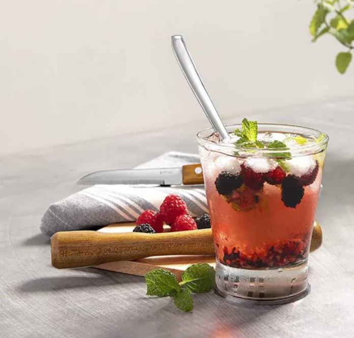 Conjunto para Caipirinha 5 Peças Lyon, Aço Inox, Brinox