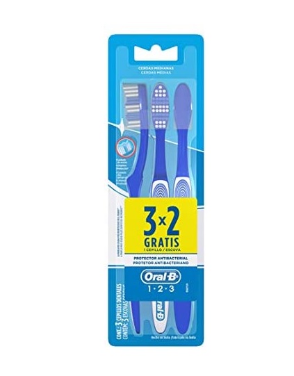 Escova Dental Oral-B 123 Leve 3 Pague 2