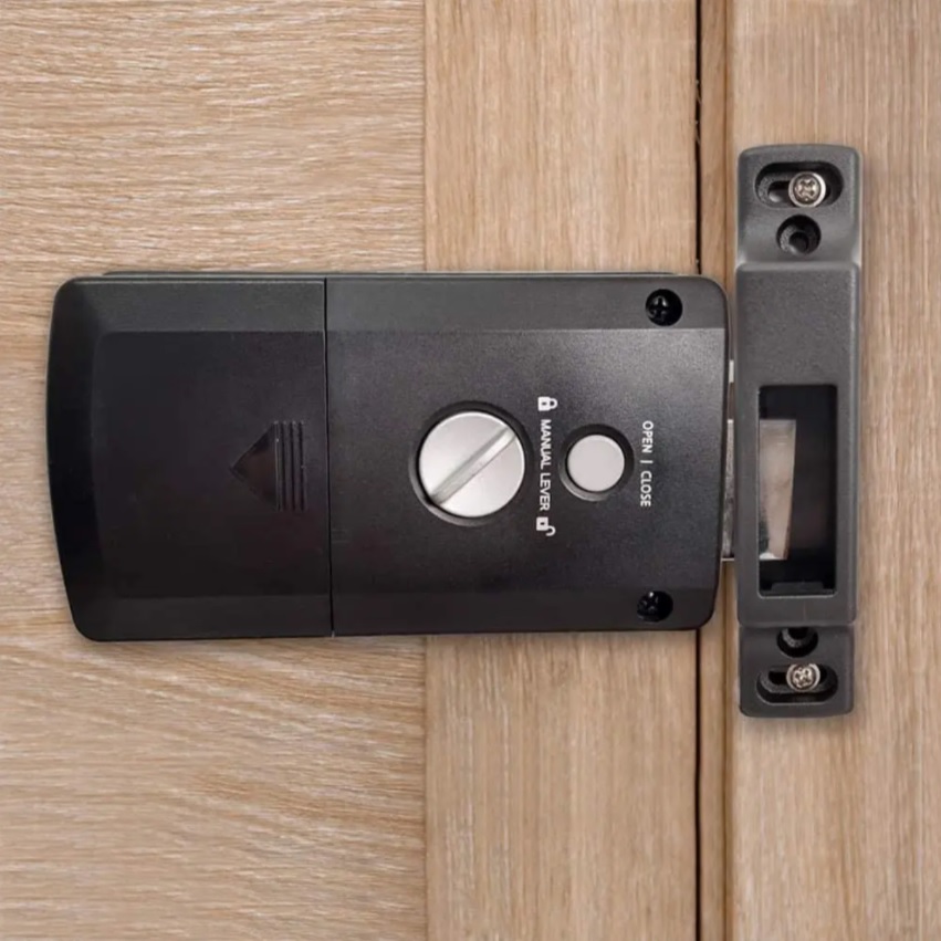 Fechadura Digital de Sobrepor SL 120 Papaiz, Preto