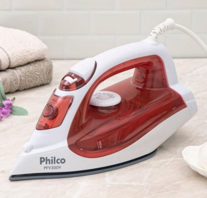 Ferro A Vapor Pfv300 Vermelho 127V Philco