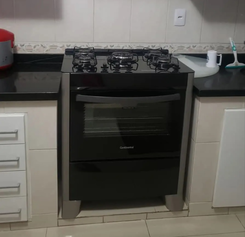 Fogão 5 Bocas Continental Prata – Acendimento Automático FC5VS