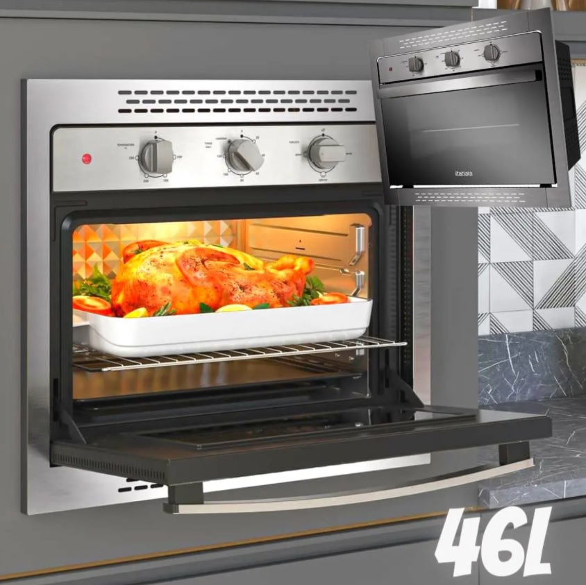 Forno Elétrico de Embutir Itatiaia 46L – 127V – Inox