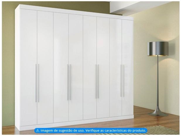 Guarda-roupa Casal 8 Portas 4 Gavetas – Santos Andirá Havana Master Vip