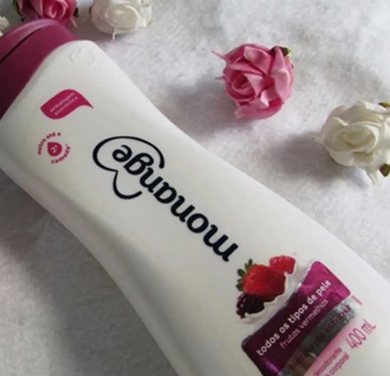 Hidratante Desodorante Frutas Vermelhas, Monange, 400 ml