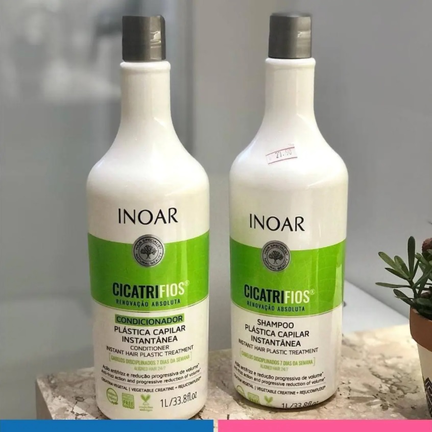 Inoar Duo Cicatrifios Kit – Shampoo + Condicionador