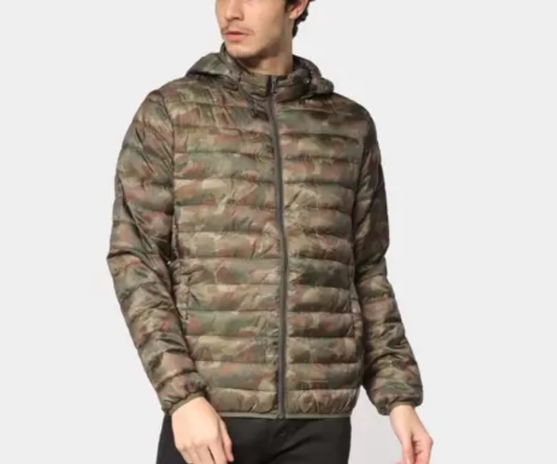 Jaqueta Puffer Eagle Rock Camuflada Masculina