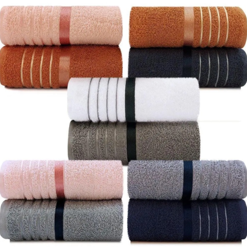 Jogo Toalhas 2 Peças Banhão Algodão 80x150cm Otto Karsten – Emcompre