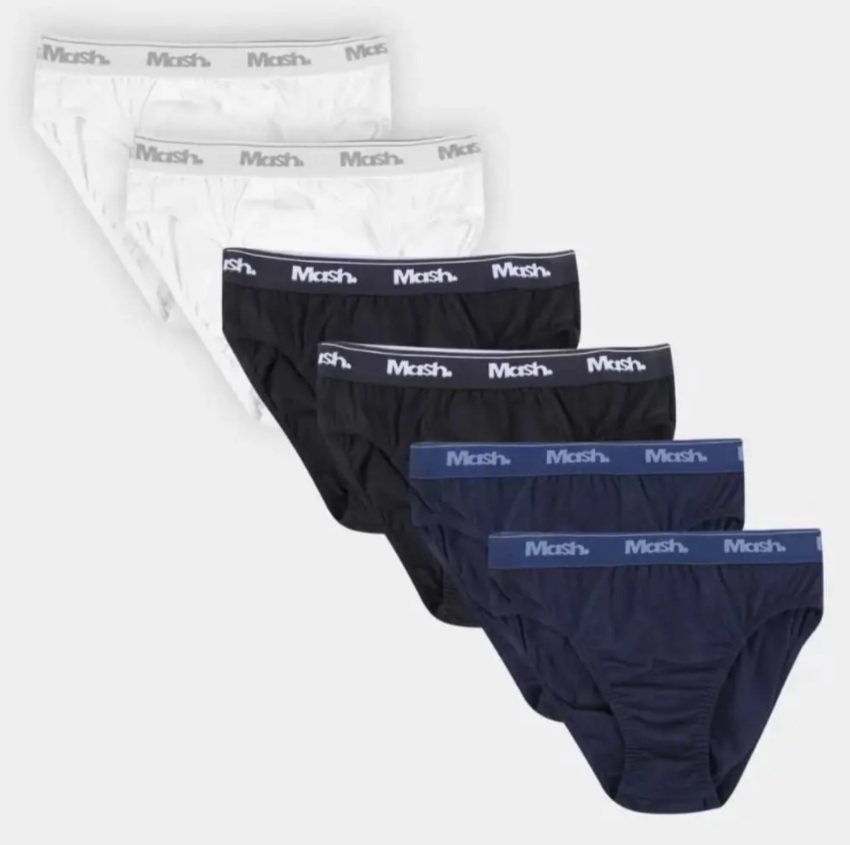 Kit Cuecas Slip Mash Básicas 6 Peças