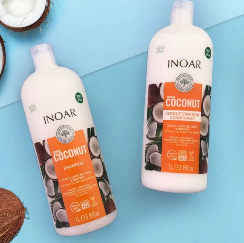 Kit Shampoo + Condicionador – Inoar Bombar Coconut
