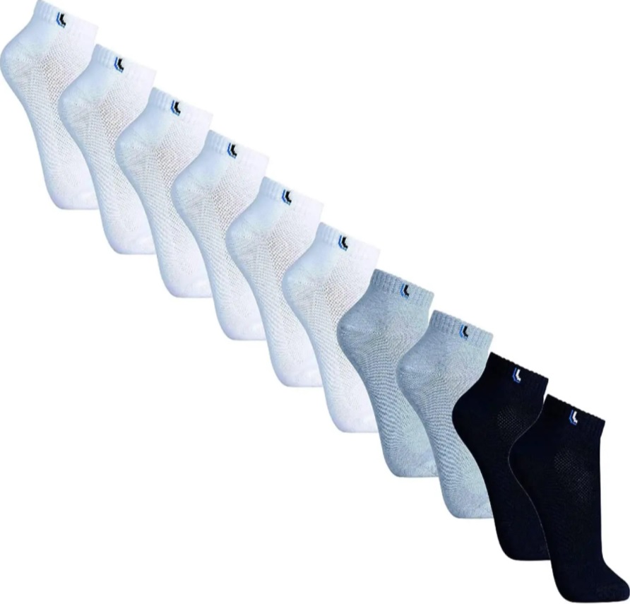 Kit com 10 Meias Sport, Lupo, Adulto Unissex