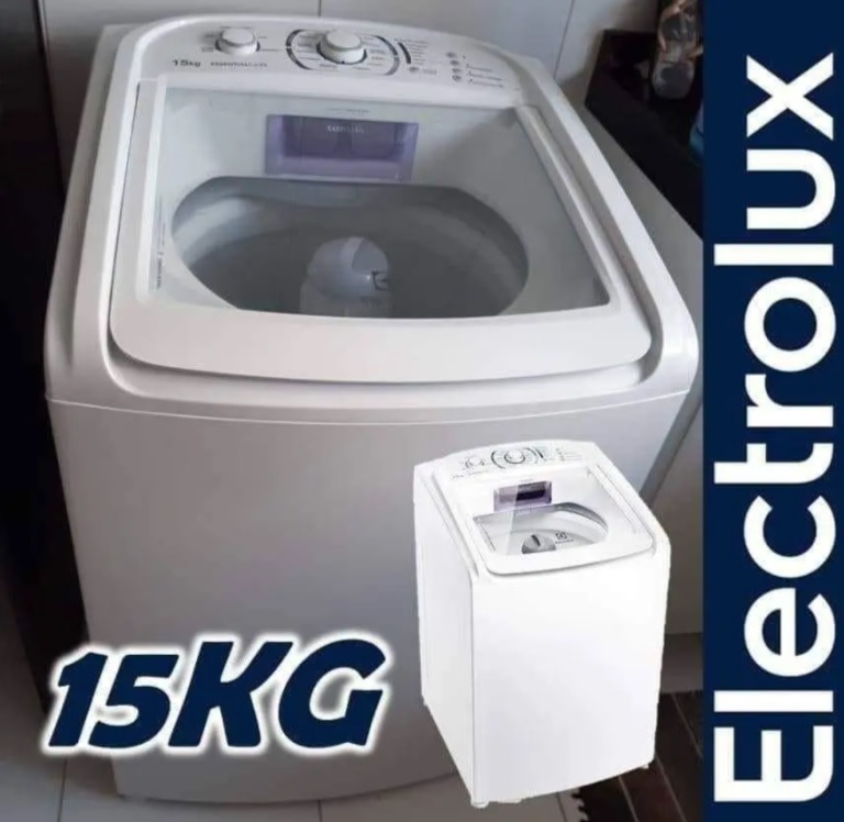 Lavadora de Roupas Electrolux Essencial Care – 15kg 12 Programas de Lavagem