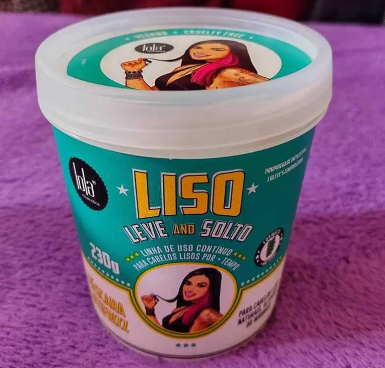 Lola Cosmetics, Máscara Liso, Leve And Solto, 230 g