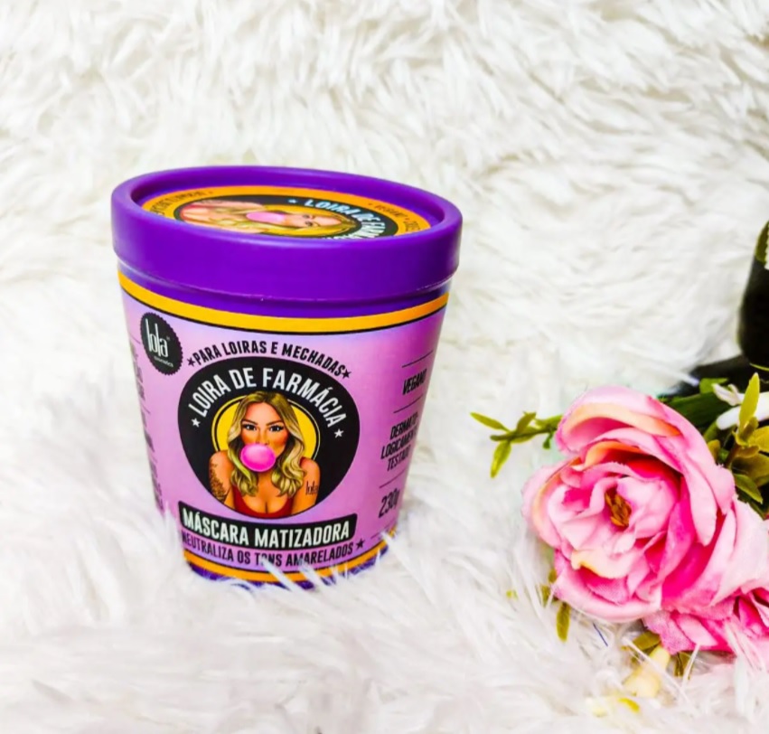 Máscara Matizadora Loira de Farmácia, Lola Cosmetics