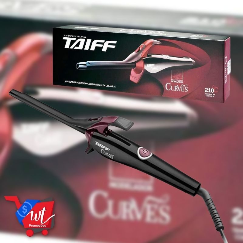 Modelador 1/2 Curves, Preto, Taiff, Bivolt