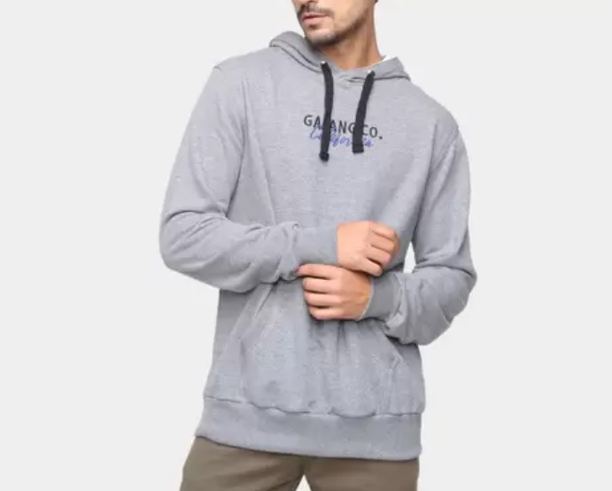 Moletom Gajang Básico Com Capuz Masculino