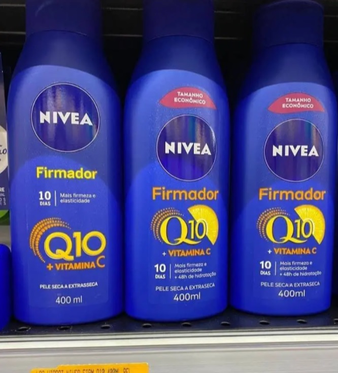 Nivea Hidratante Desodorante Firmador Q10 mais Vitamina C Pele Seca, 400ml