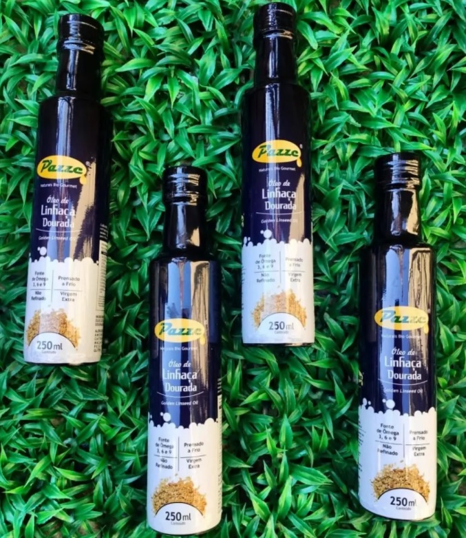 Óleo de Linhaça Dourada 250ml PAZZE