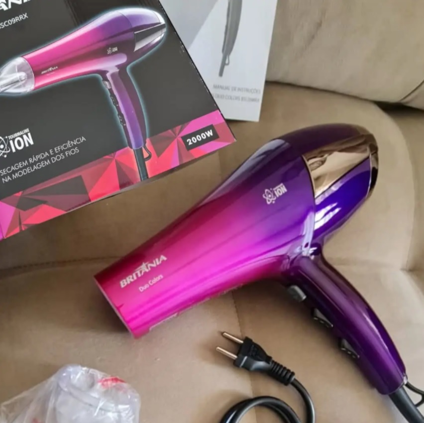 Secador de Cabelo Britânia Duo Colors 2000W