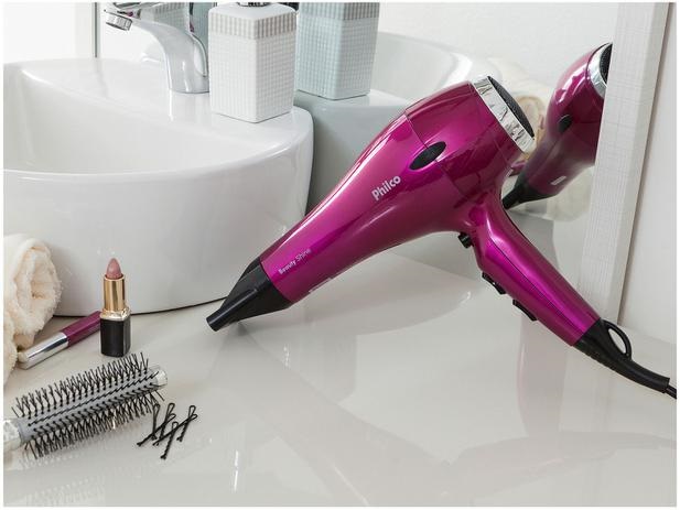 Secador de Cabelo Philco Beauty Shine – com Íons 2000W 2 Velocidades