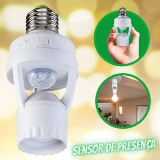 Sensor de Presença para Iluminação com Soquete, Intelbras, ESP 360 S, Branco