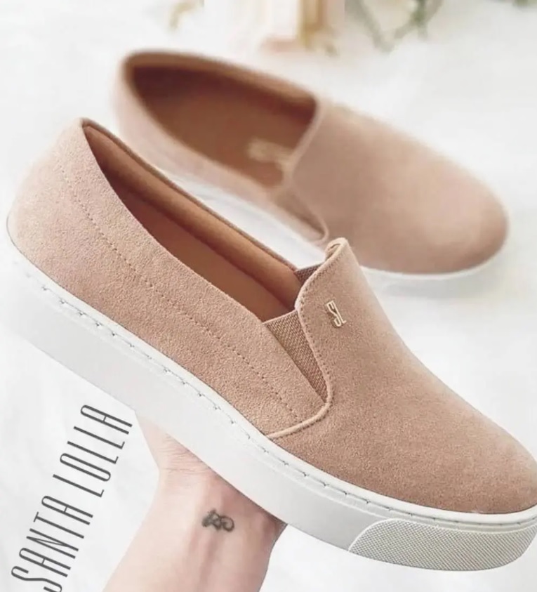 Slip On Santa Lolla Logo Feminino (3 cores)