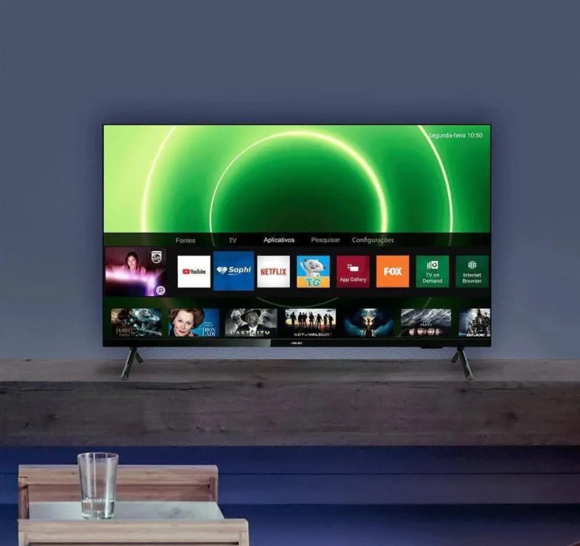 Smart Tv Philips 43″ Full Hd Sem Bordas Hdr Plus Wifi Conversor Digital Netflix Youtube Globoplay e Prime Video