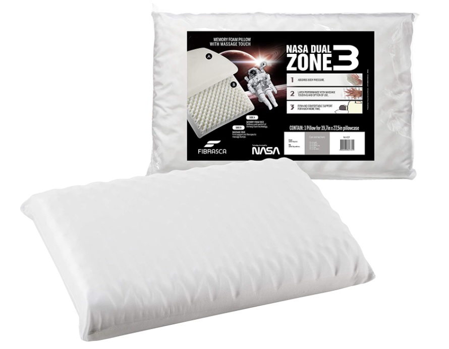 Travesseiro Nasa Benefit Revestimento Fibrasca Branco 50×70 cm