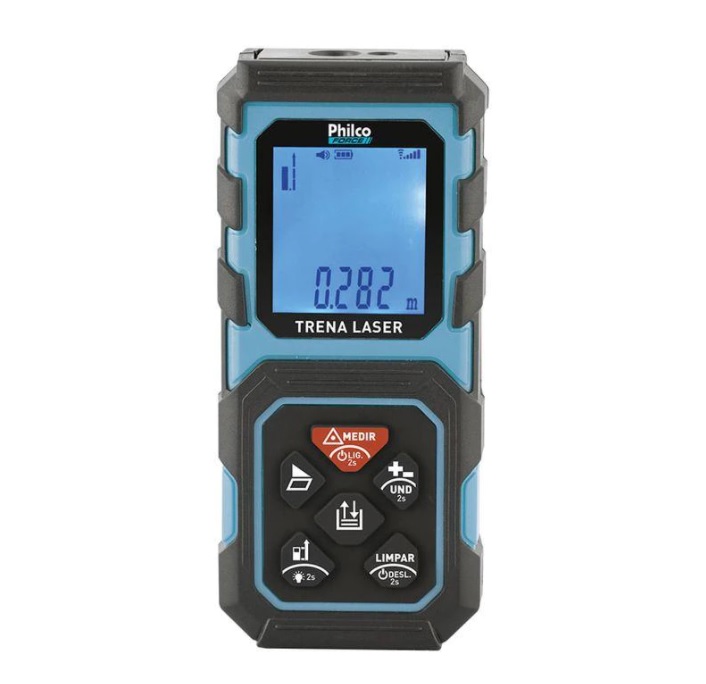 Trena a Laser Philco PTL01 40m com 3 unidades de medida