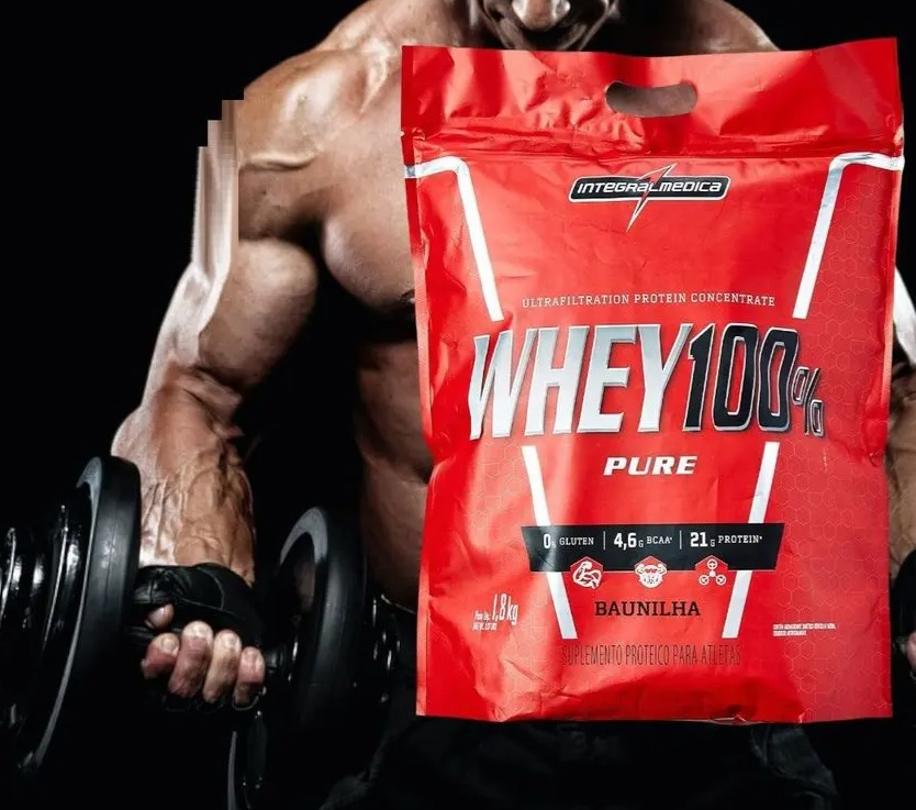 Whey 100 Pure Pouch 1 8kg Baunilha Integralmedica 1 8kg Wt Promoções