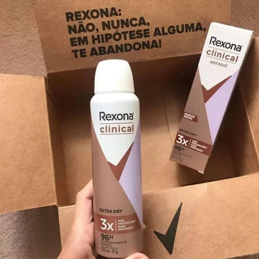 Antitranspirante Aerosol Rexona Clinical Classic 150ml
