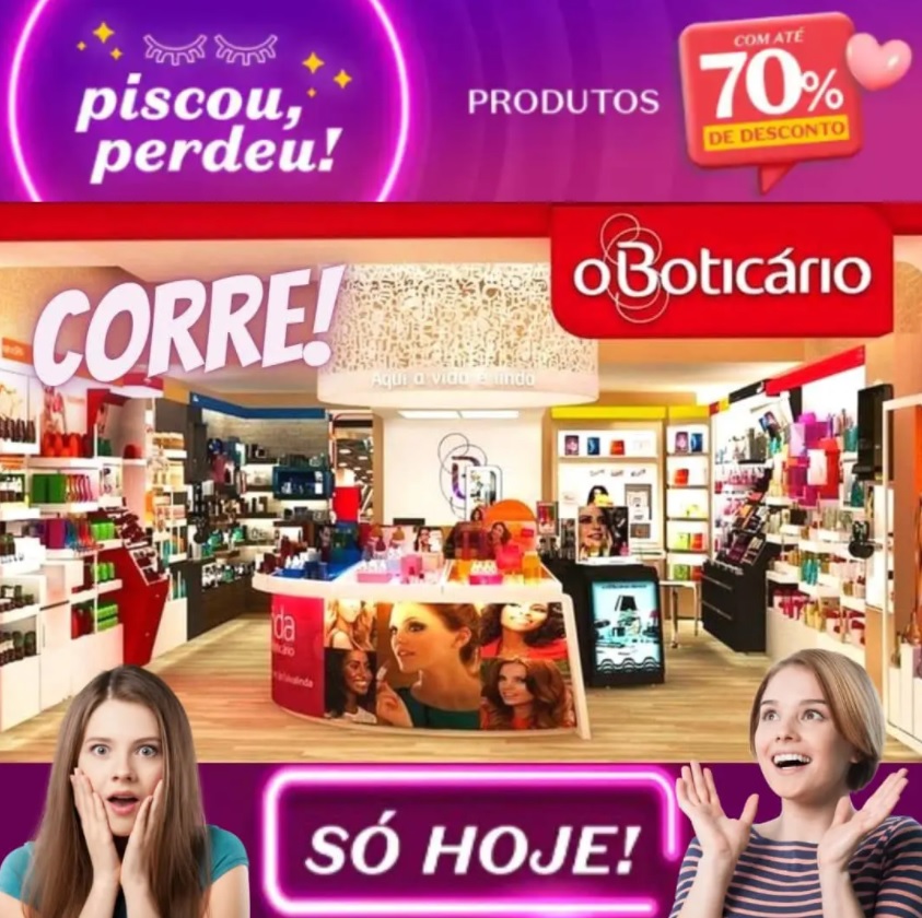 Até 70% de desconto em 326 produtos